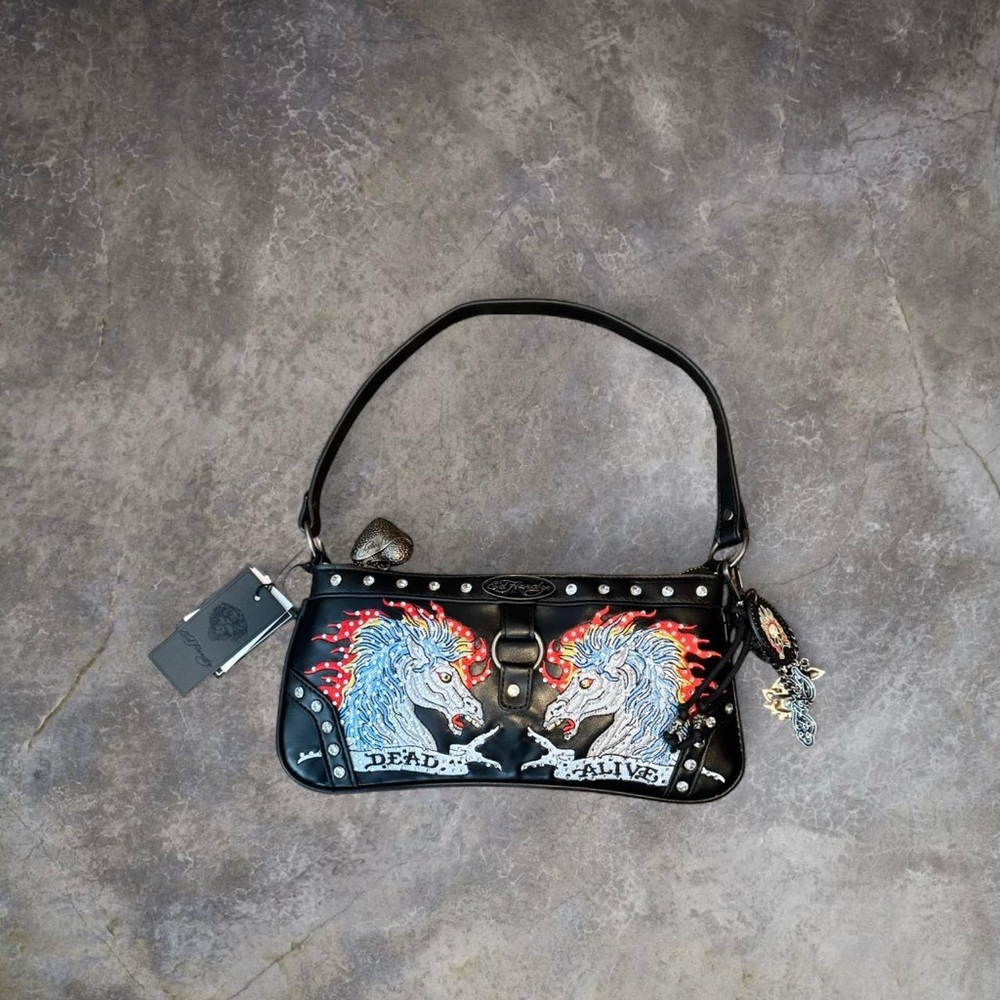 NWT Ed hardy shoulder purse